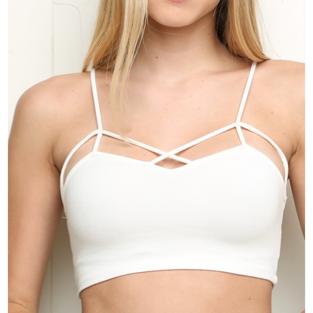Brandy Melville white bralette